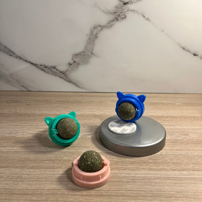 Balle à Herbe à Chat - Détente, Snack et Jouet