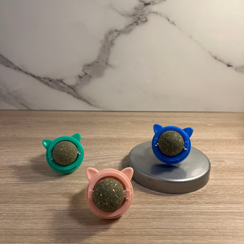 Balle à Herbe à Chat - Détente, Snack et Jouet