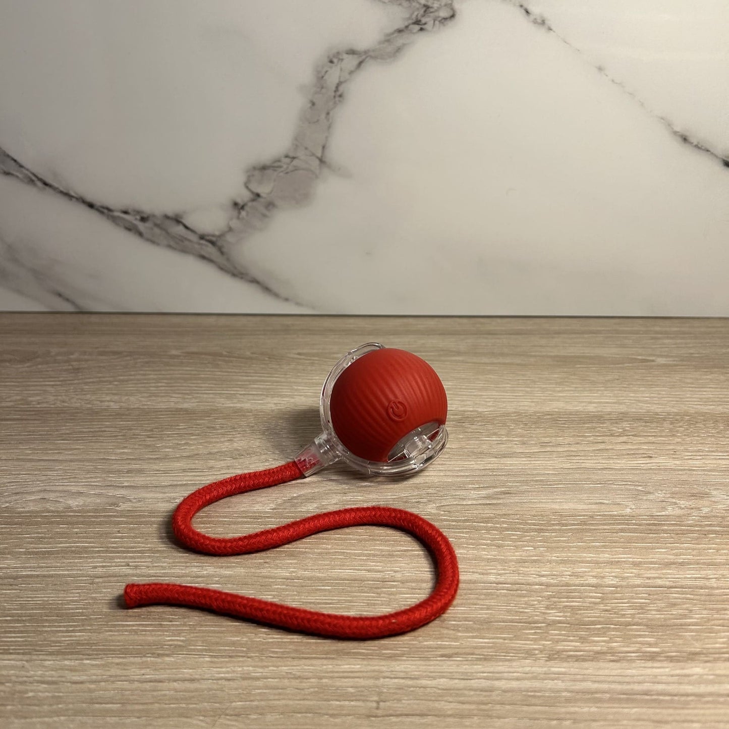 balle interactive couleur rouge