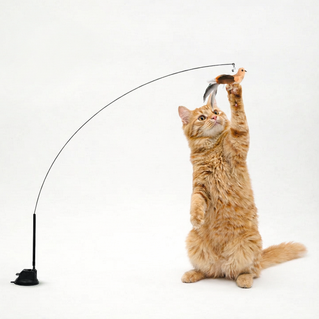 Jouet interactif à ventouse – stimulation & anti-ennui